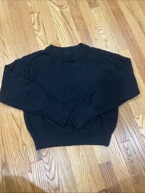 Free People Black Cashmere Sweater